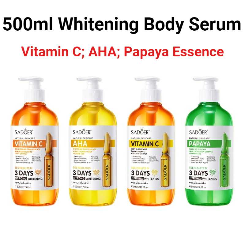 Azelaic Acid Serum - SADOER AHA Whitening Body Essence 500ml