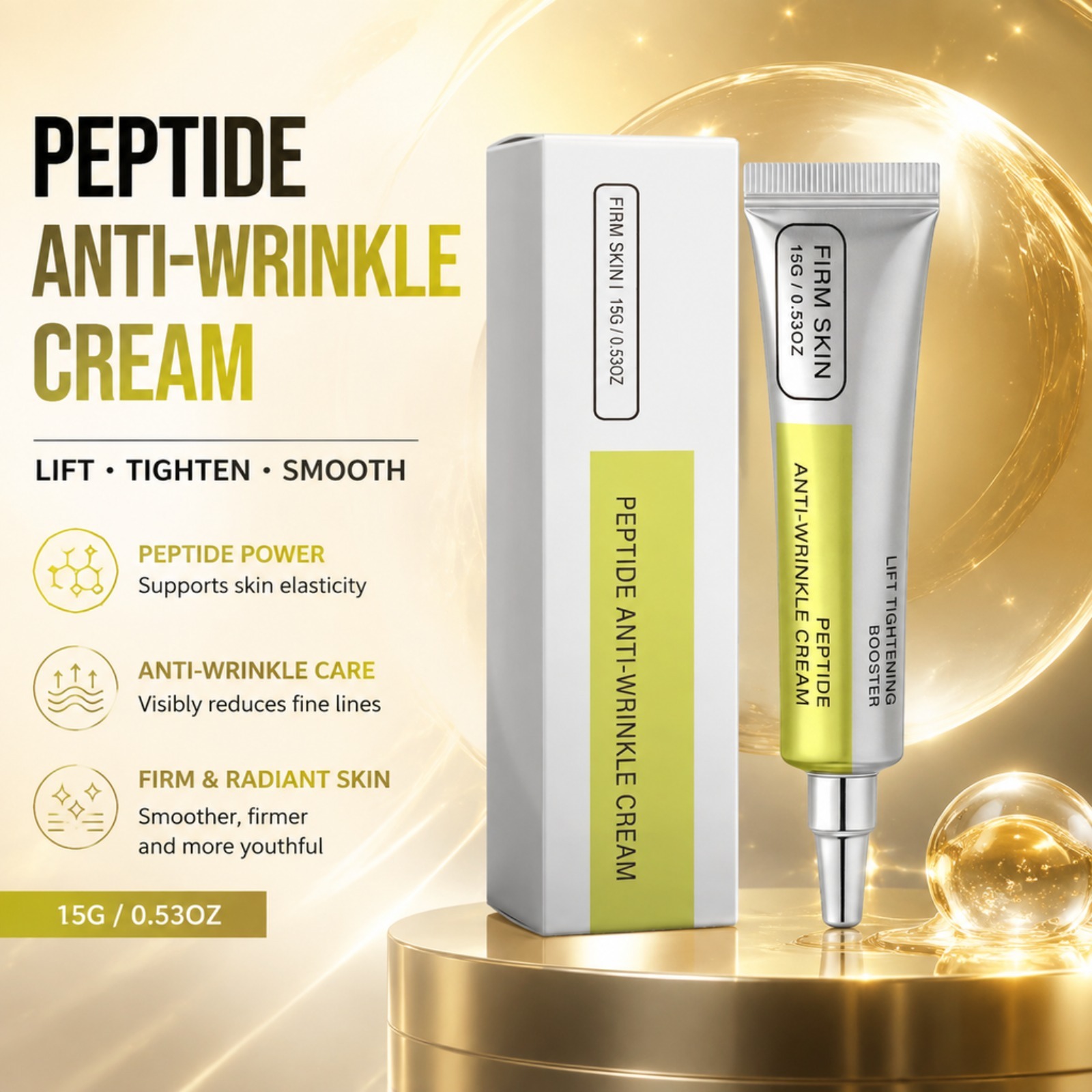 Eye Cream Peptide - Peptide Retinol Face Cream Firming Smoothing