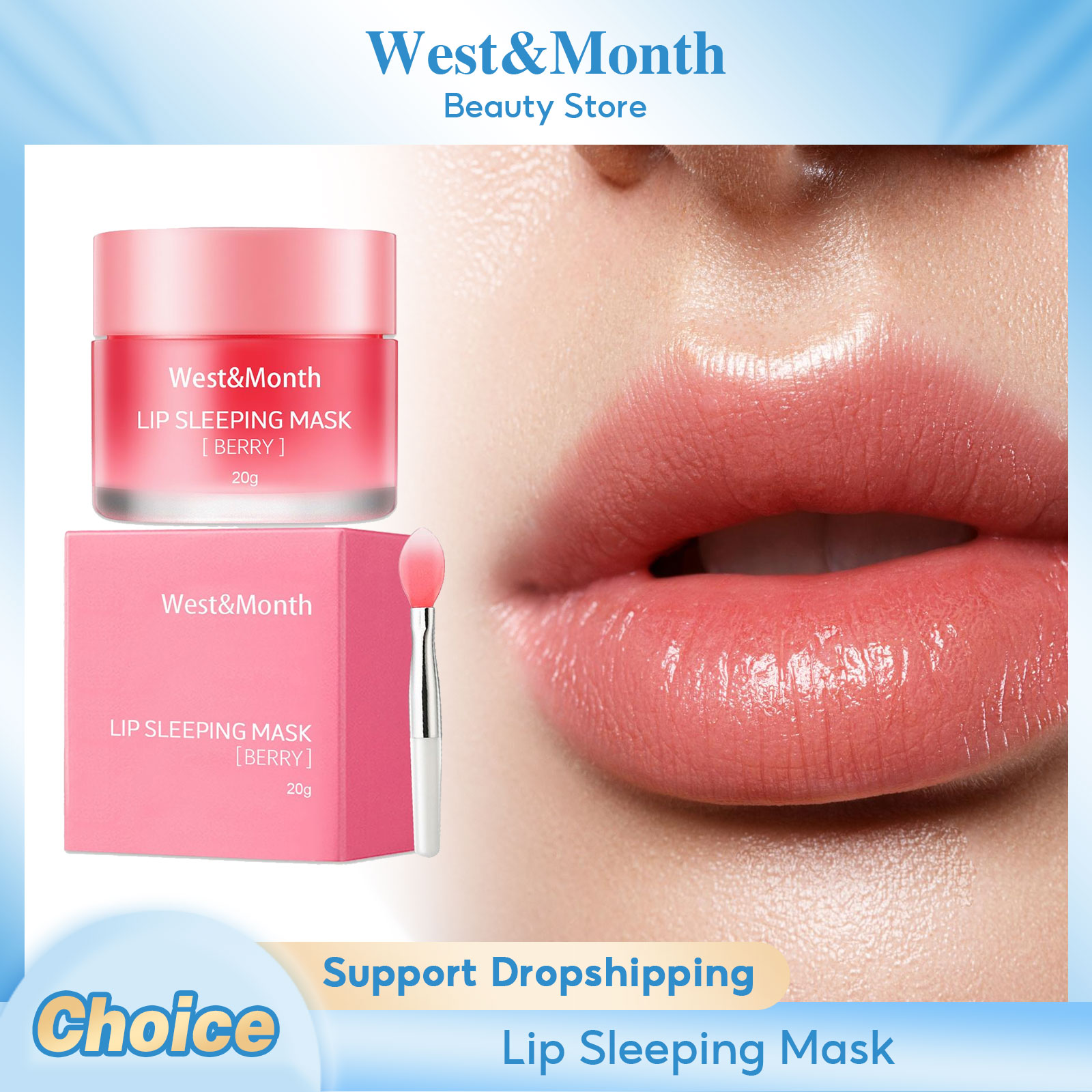 Skincare Exfoliating - Sleeping Lip Mask Anti-Chapped Plump Exfoliating