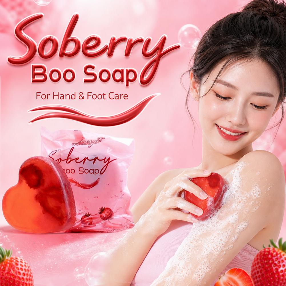 Strawberry Scented Bath Soap S - Skincare Exfoliating 评论和价格