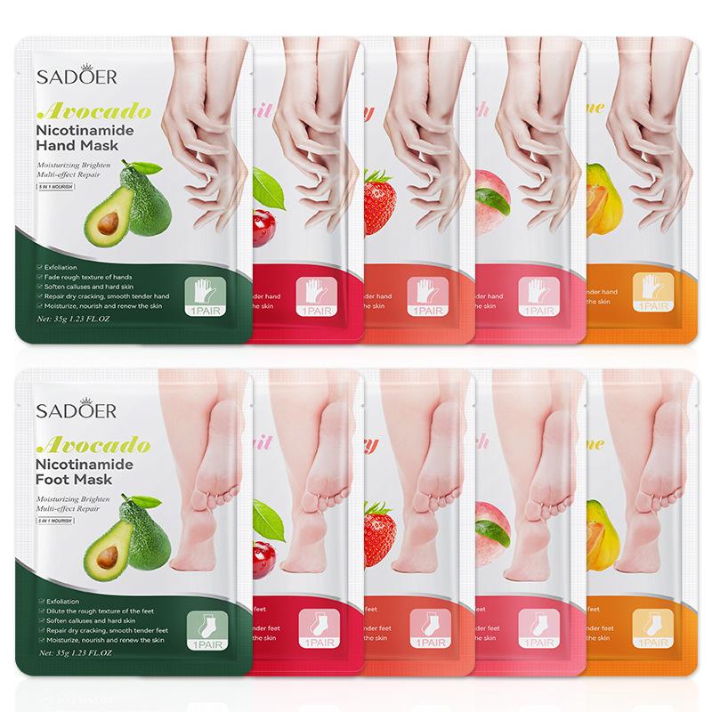1 Pairs SADOER Fruits Foot Mas - Skincare Exfoliating 评论和价格