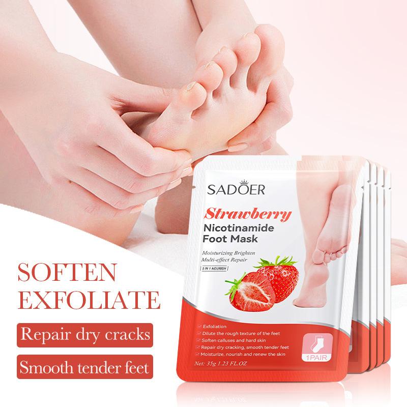 1 Pairs SADOER Fruits Foot Mas - Skincare Exfoliating 评论和价格