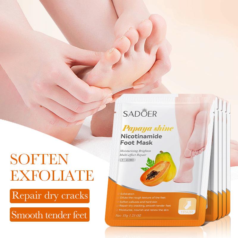 1 Pairs SADOER Fruits Foot Mas - Skincare Exfoliating 评论和价格