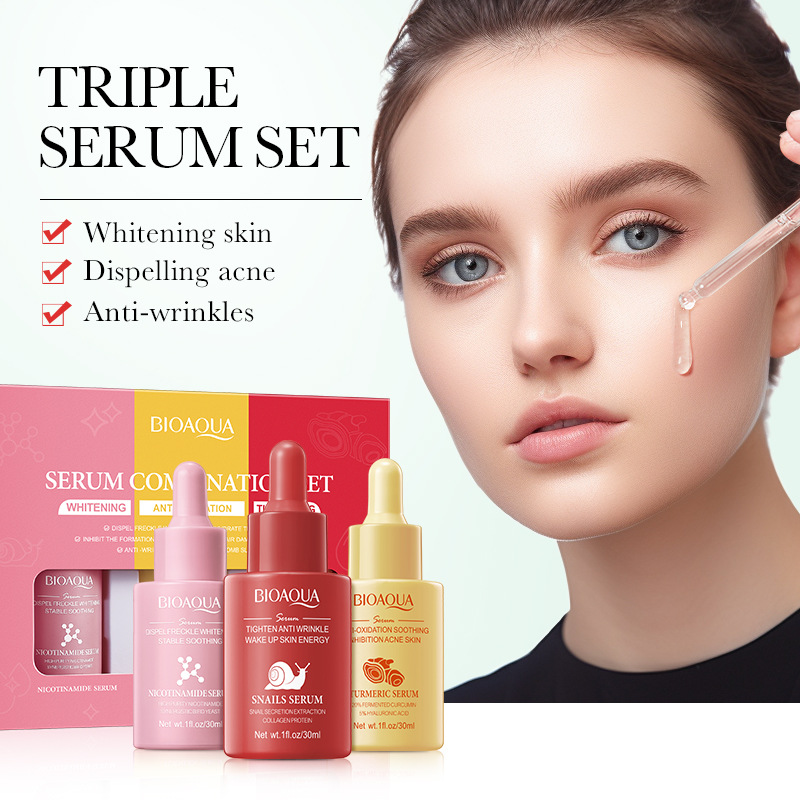 3pcs/set BIOAQUA Vitamin C Ret - Skincare Vitamin C 评论和价格