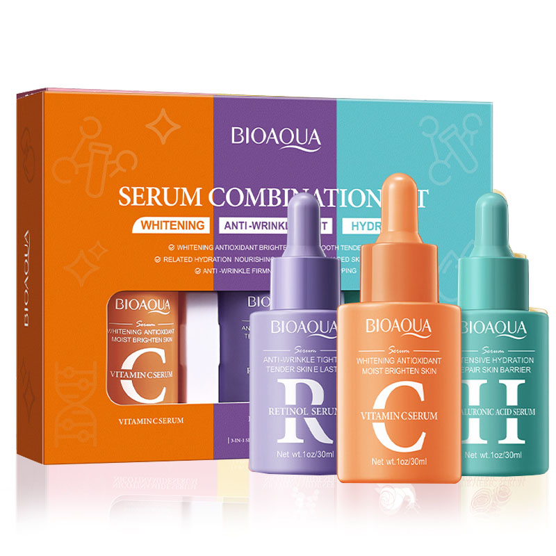 3pcs/set BIOAQUA Vitamin C Ret - Skincare Vitamin C 评论和价格