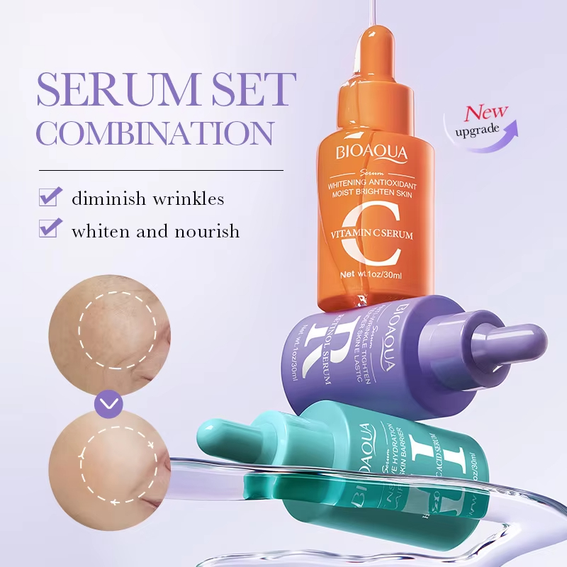 3pcs/set BIOAQUA Vitamin C Ret - Skincare Vitamin C 评论和价格