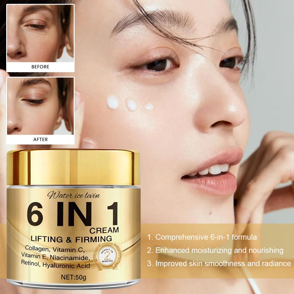 6 IN 1 Collagen Face Cream Lif - Skincare Vitamin C 评论和价格