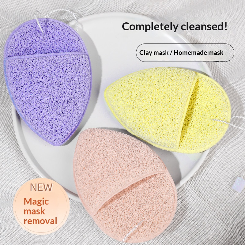 Glove Type Facial Sponge Puff  - Skincare Exfoliating 评论和价格