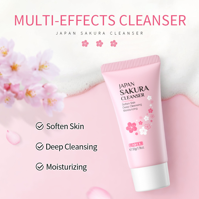 Japan Sakura Facial Cleaner Ko - Skincare Exfoliating 评论和价格