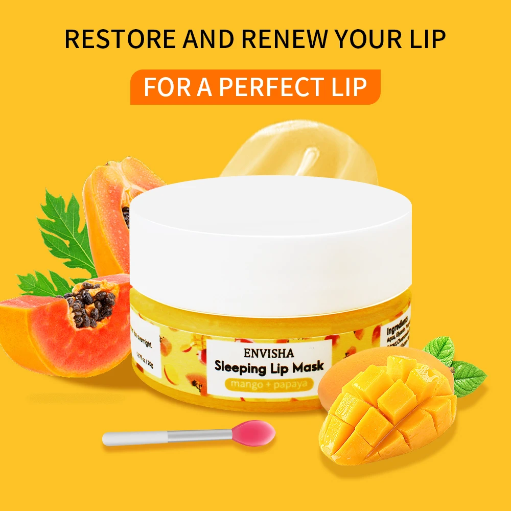 ENVISHA Lip Mask Sleeping Main - Skincare Exfoliating 评论和价格