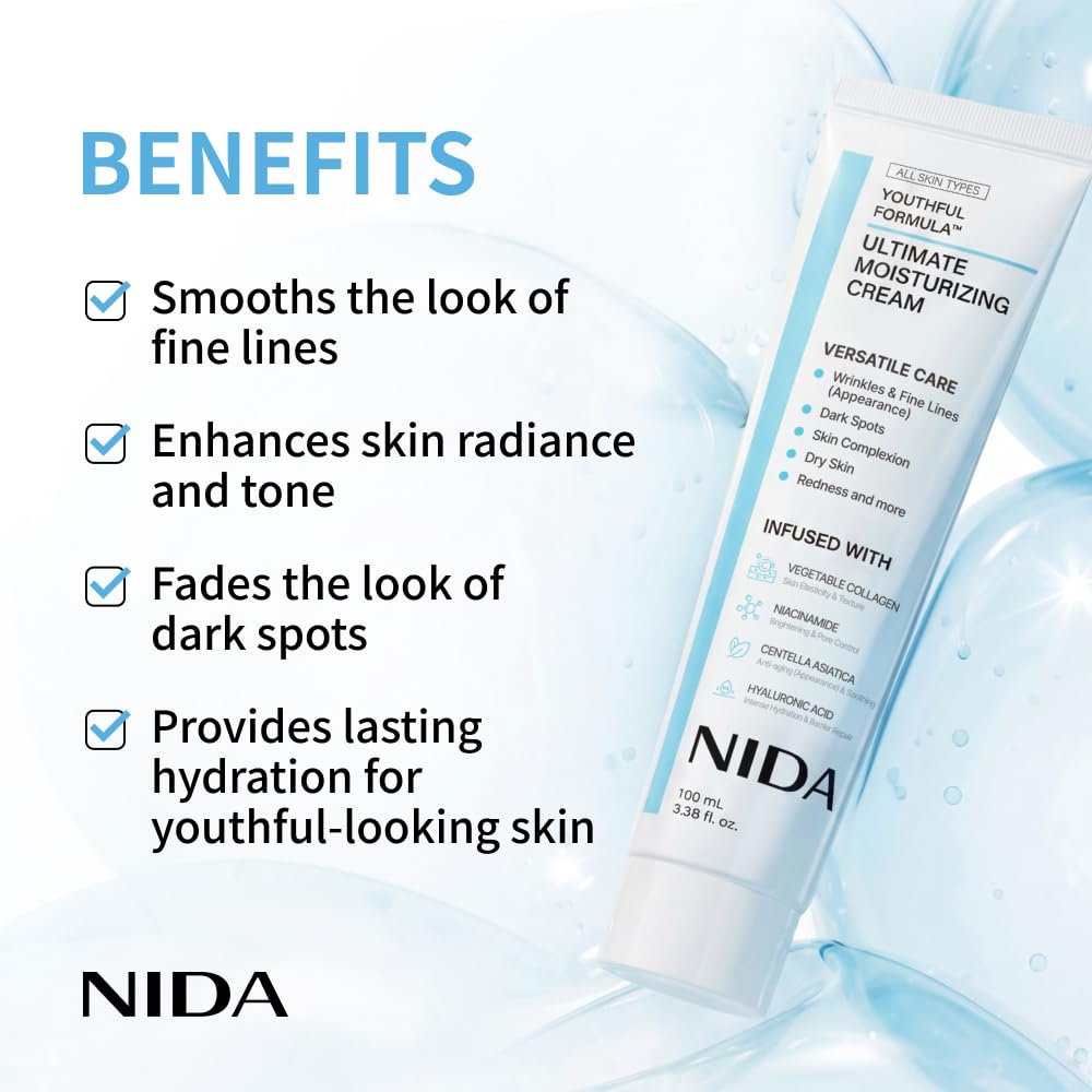NIDA Moisturizing Cream+Sunscr - Eye Cream Peptide 评论和价格